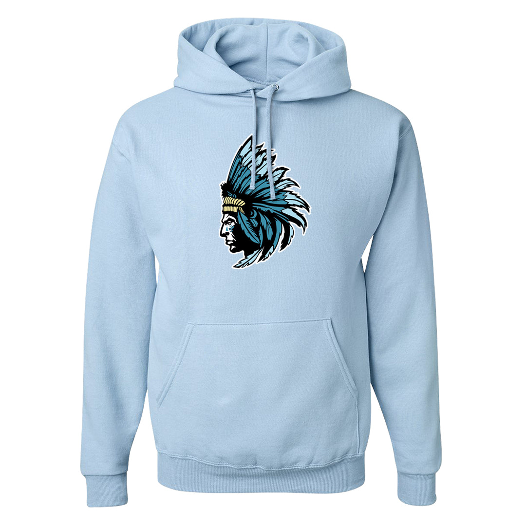 Blue Chill High Dunks Hoodie | Indian Chief, Light Blue
