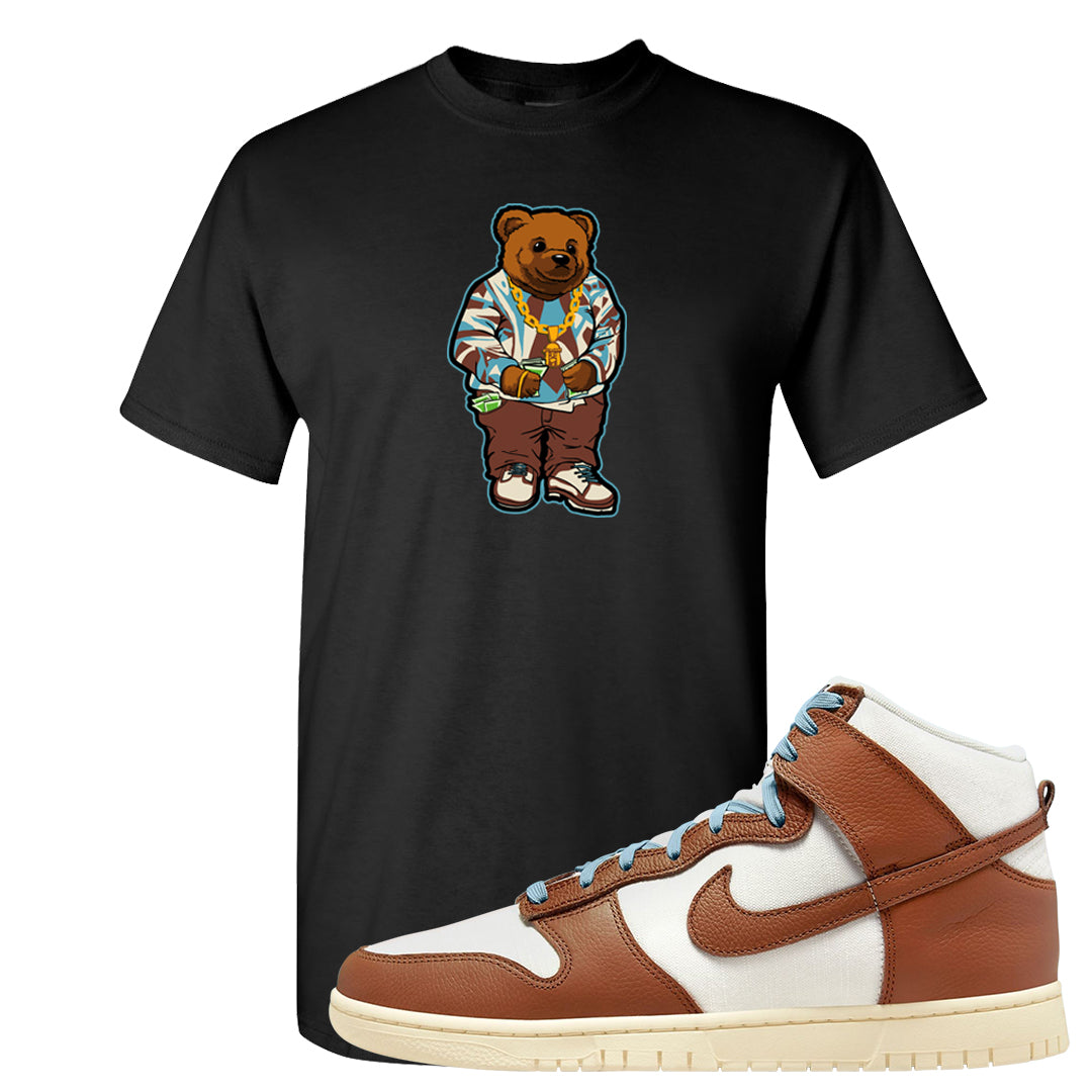 Certified Fresh Pecan High Dunks T Shirt | Sweater Bear, Black