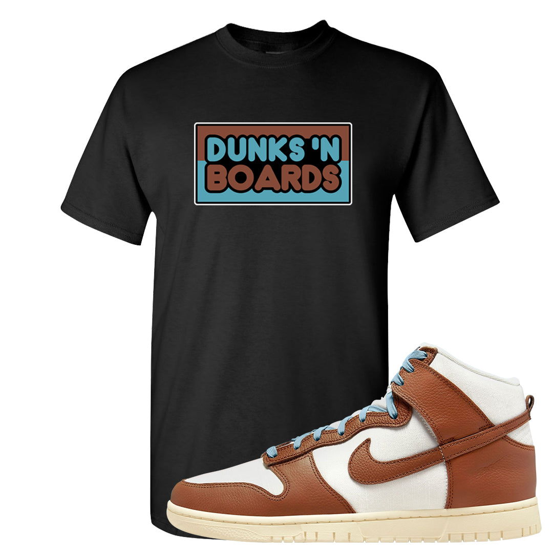 Certified Fresh Pecan High Dunks T Shirt | Dunks N Boards, Black