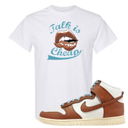 Certified Fresh Pecan High Dunks T Shirt | Talk Lips, White