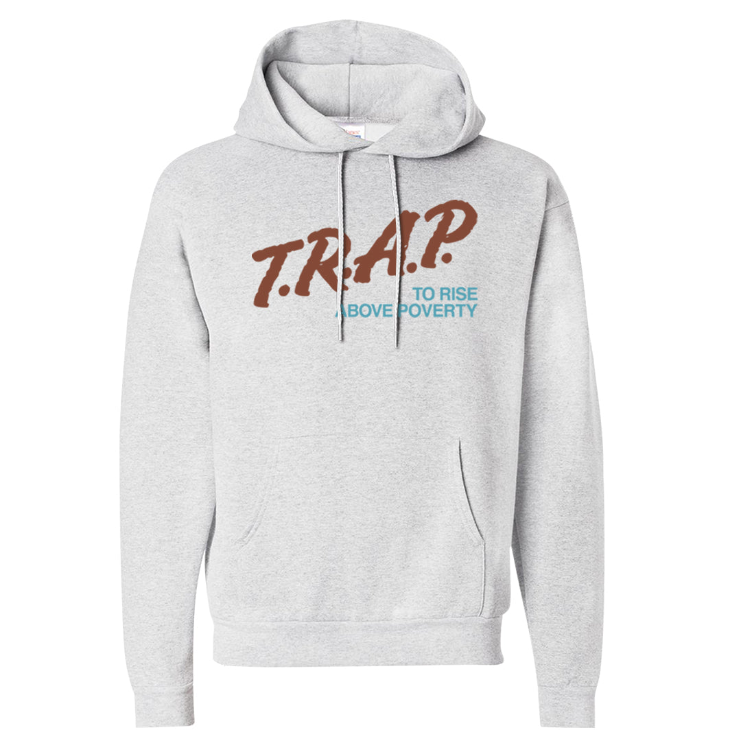 Certified Fresh Pecan High Dunks Hoodie | Trap To Rise Above Poverty, Ash