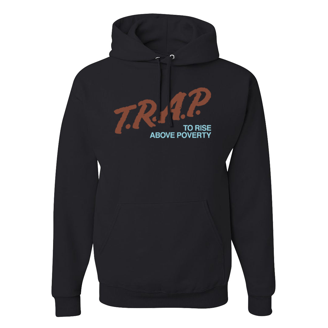 Certified Fresh Pecan High Dunks Hoodie | Trap To Rise Above Poverty, Black