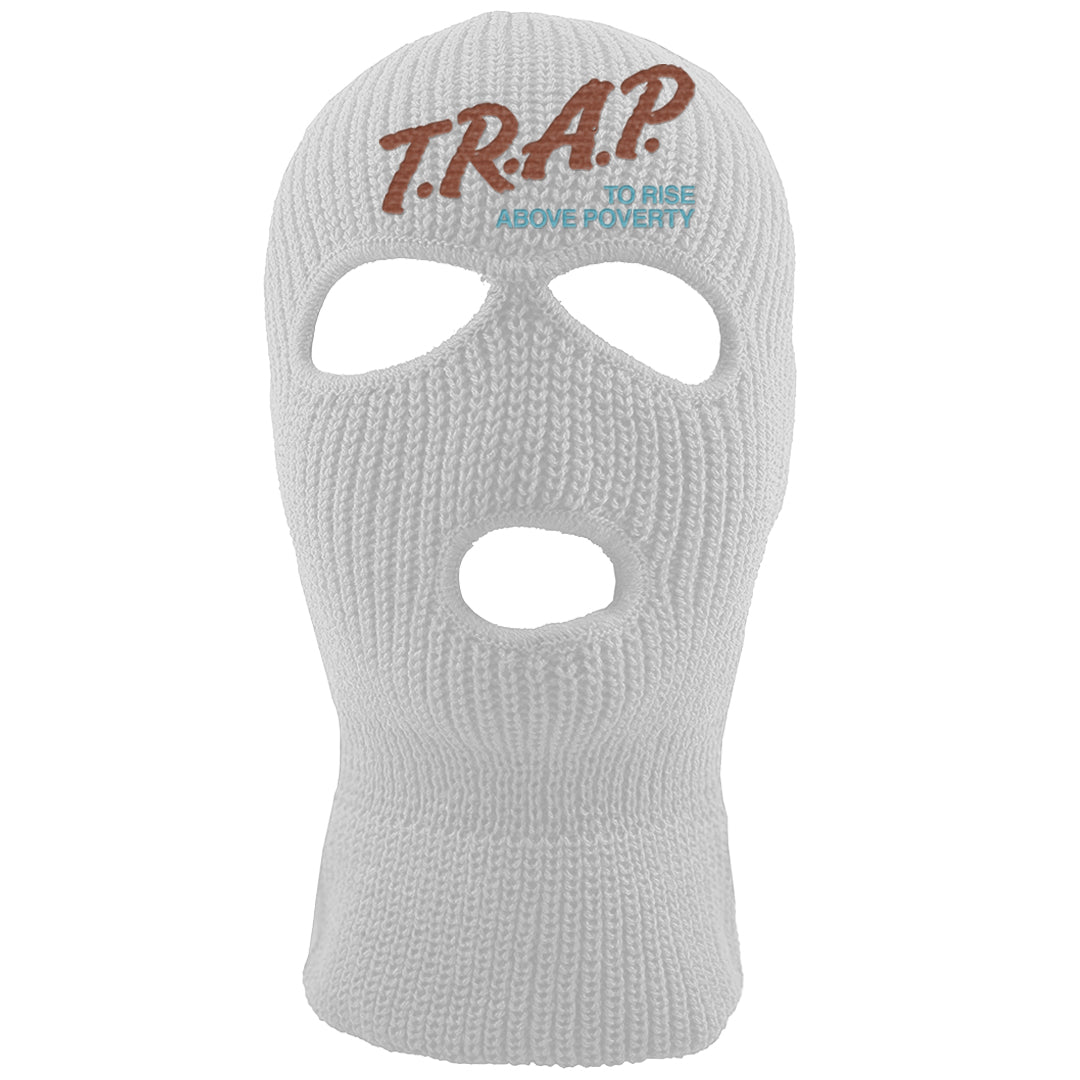 Certified Fresh Pecan High Dunks Ski Mask | Trap To Rise Above Poverty, White
