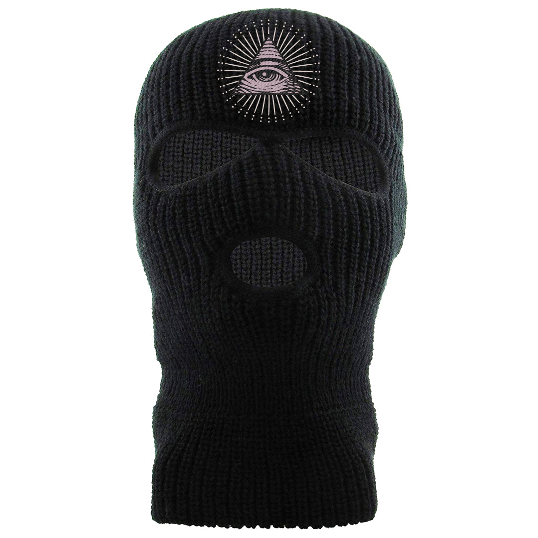 Slat Flats EMB High Dunks Ski Mask | All Seeing Eye, Black