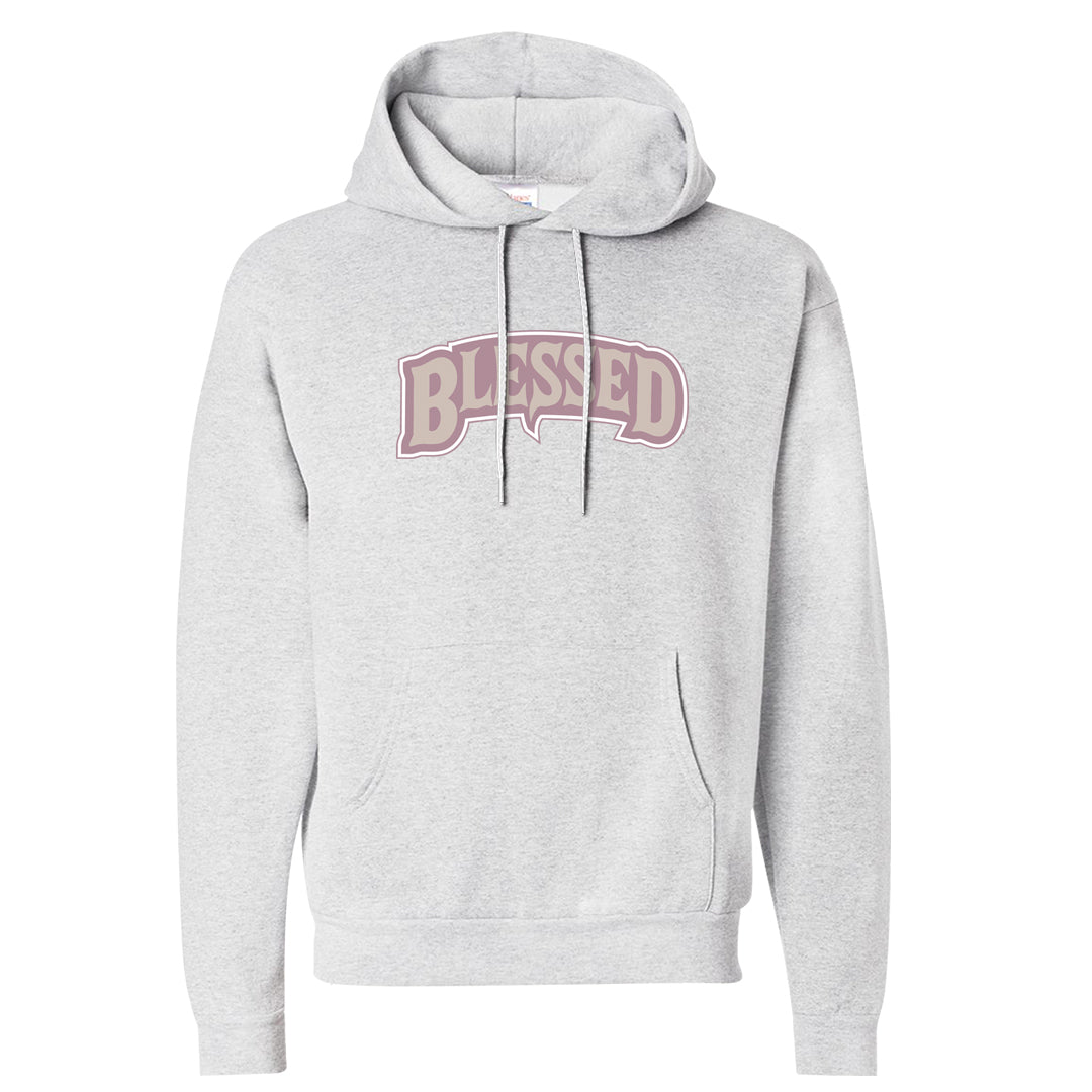 Slat Flats EMB High Dunks Hoodie | Blessed Arch, Ash