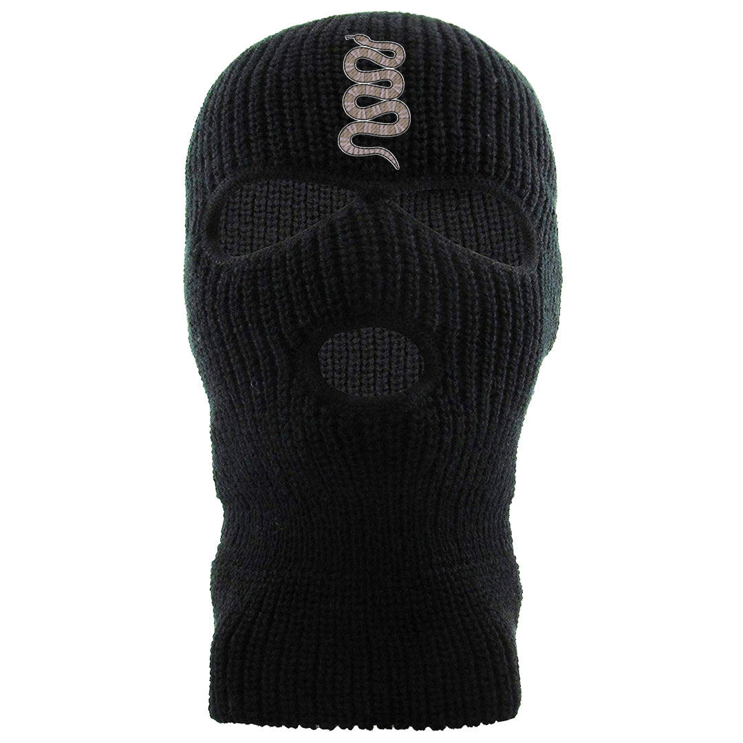 Slat Flats EMB High Dunks Ski Mask | Coiled Snake, Black