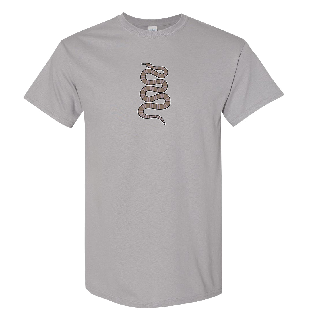Slat Flats EMB High Dunks T Shirt | Coiled Snake, Gravel