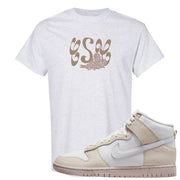 Slat Flats EMB High Dunks T Shirt | Certified Sneakerhead, Ash