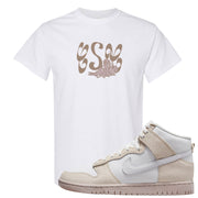 Slat Flats EMB High Dunks T Shirt | Certified Sneakerhead, White