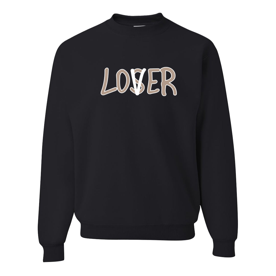 Slat Flats EMB High Dunks Crewneck Sweatshirt | Lover, Black