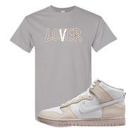 Slat Flats EMB High Dunks T Shirt | Lover, Gravel