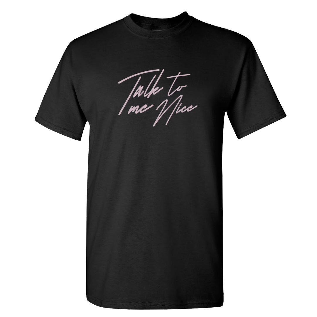Slat Flats EMB High Dunks T Shirt | Talk To Me Nice, Black