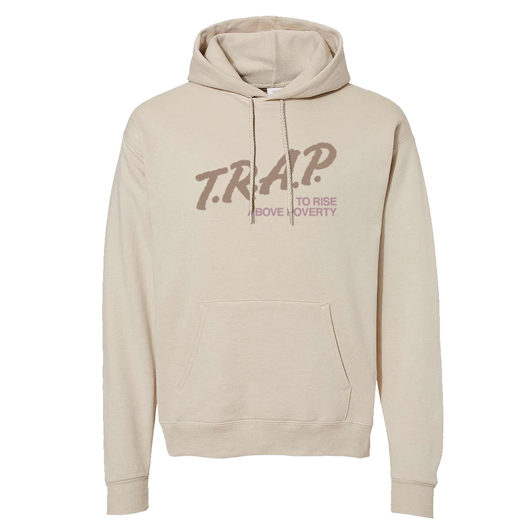Slat Flats EMB High Dunks Hoodie | Trap To Rise Above Poverty, Sand