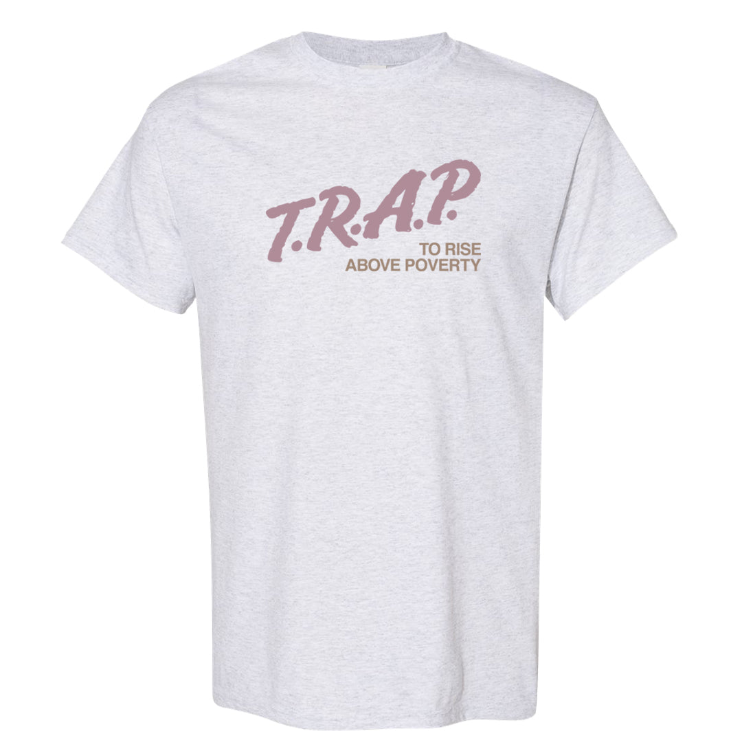 Slat Flats EMB High Dunks T Shirt | Trap To Rise Above Poverty, Ash