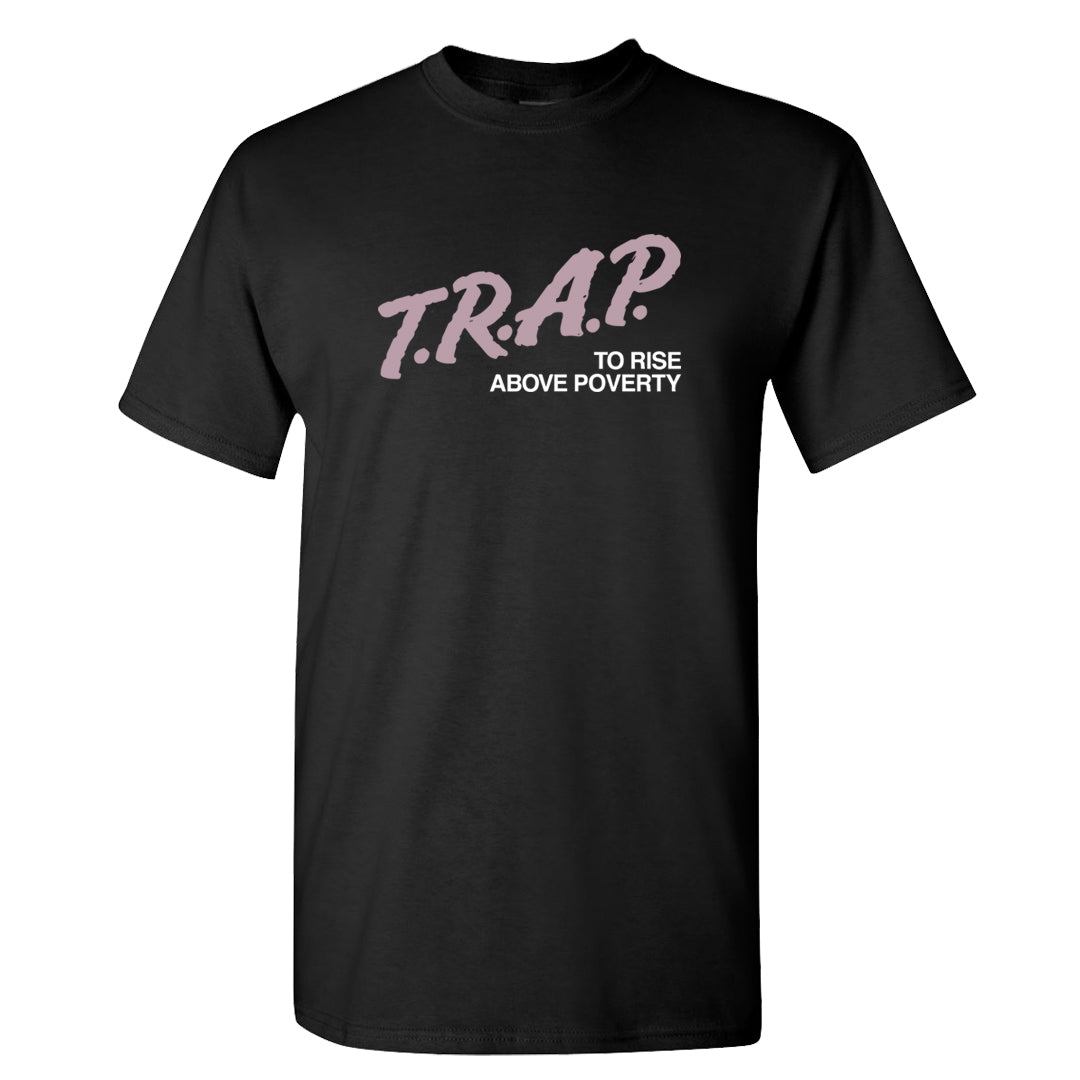 Slat Flats EMB High Dunks T Shirt | Trap To Rise Above Poverty, Black
