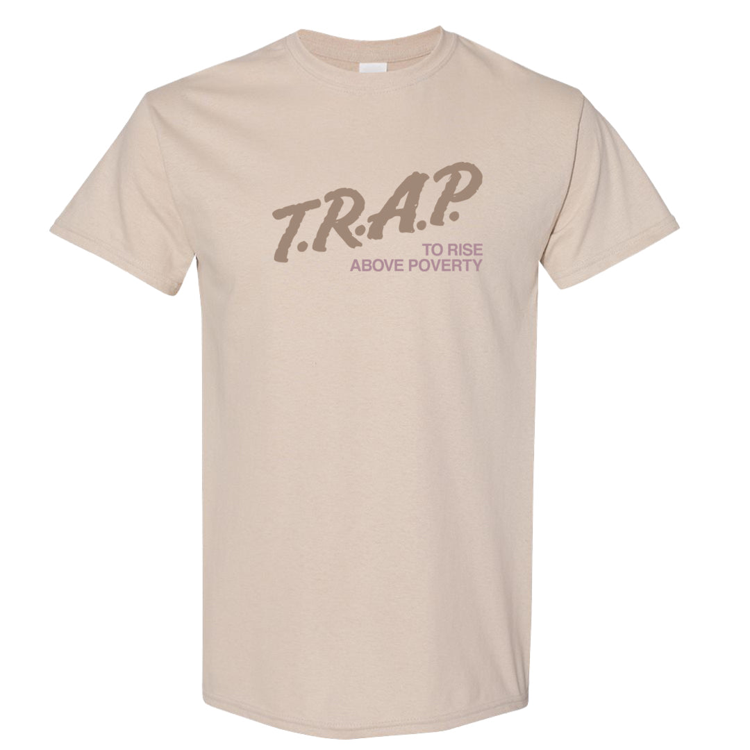 Slat Flats EMB High Dunks T Shirt | Trap To Rise Above Poverty, Sand