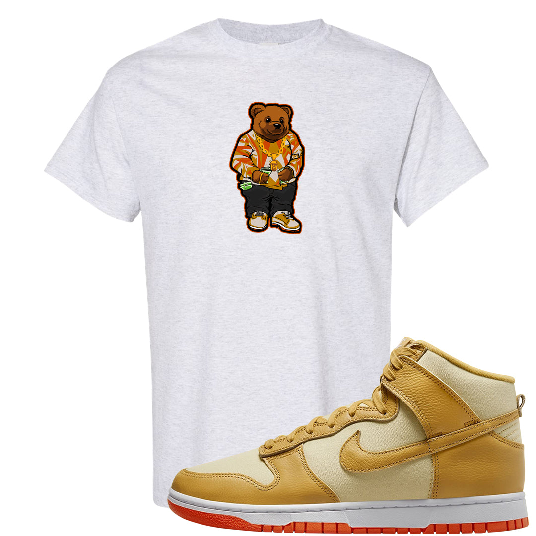 Wheat Gold High Dunks T Shirt | Sweater Bear, Ash