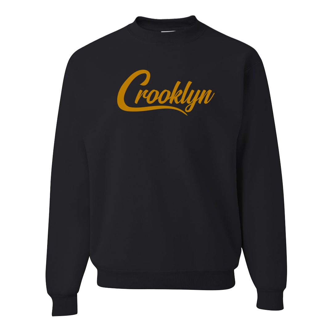 Wheat Gold High Dunks Crewneck Sweatshirt | Crooklyn, Black