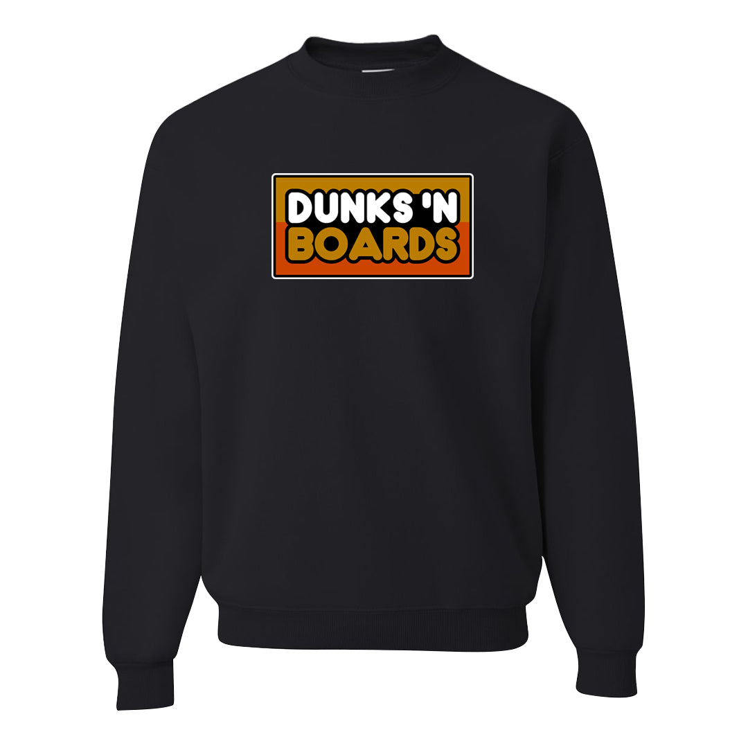 Wheat Gold High Dunks Crewneck Sweatshirt | Dunks N Boards, Black