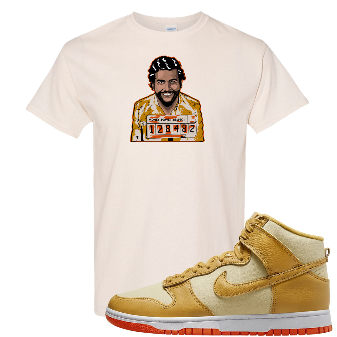 Wheat Gold High Dunks T Shirt | Escobar Illustration, Natural