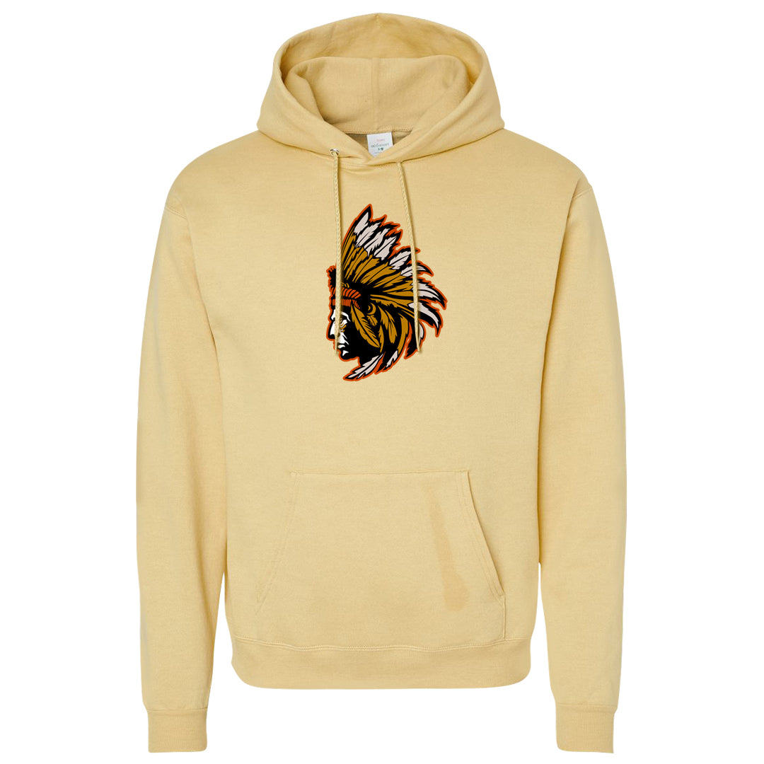 Wheat Gold High Dunks Hoodie | Indian Chief, Athletic Gold