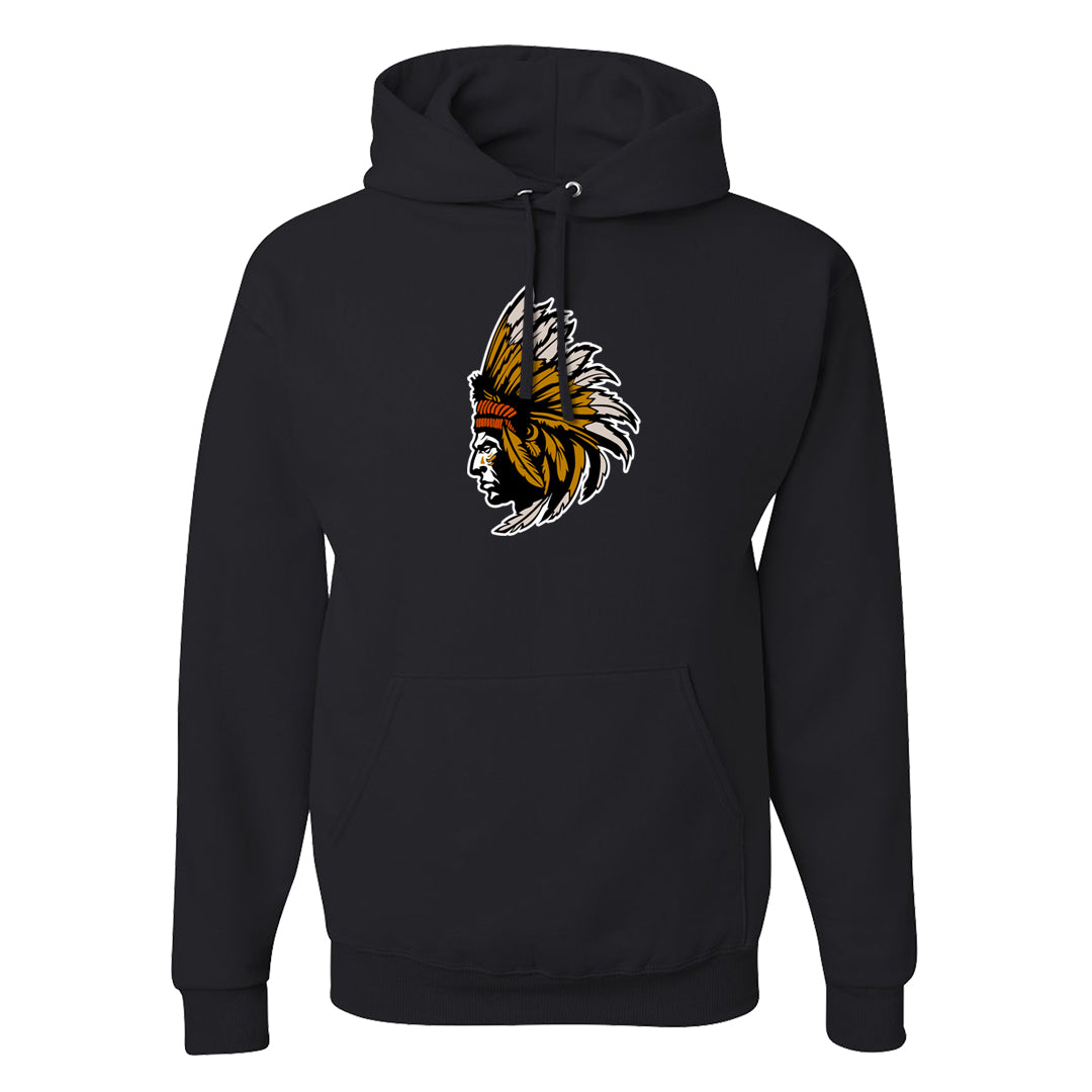 Wheat Gold High Dunks Hoodie | Indian Chief, Black