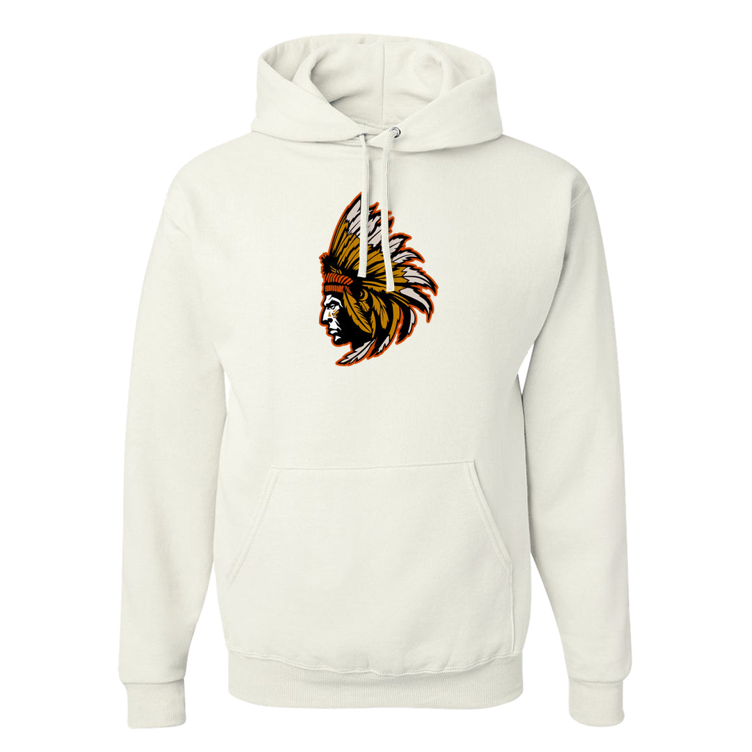 Wheat Gold High Dunks Hoodie | Indian Chief, White