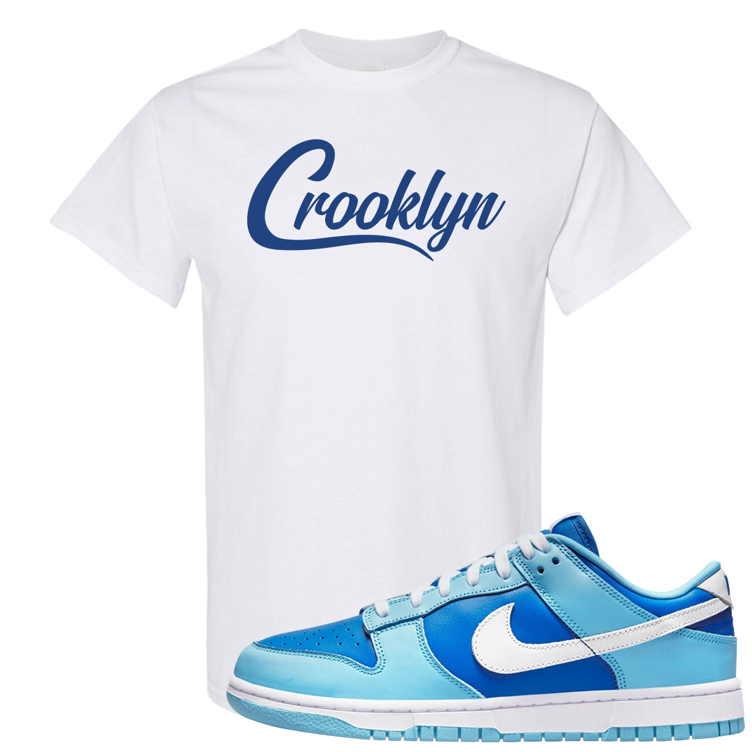 Argon Low Dunks T Shirt | Crooklyn, White