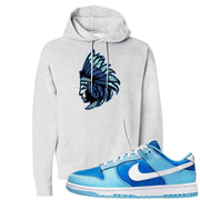 Argon Low Dunks Hoodie | Indian Chief, Ash