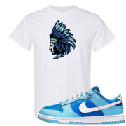 Argon Low Dunks T Shirt | Indian Chief, White