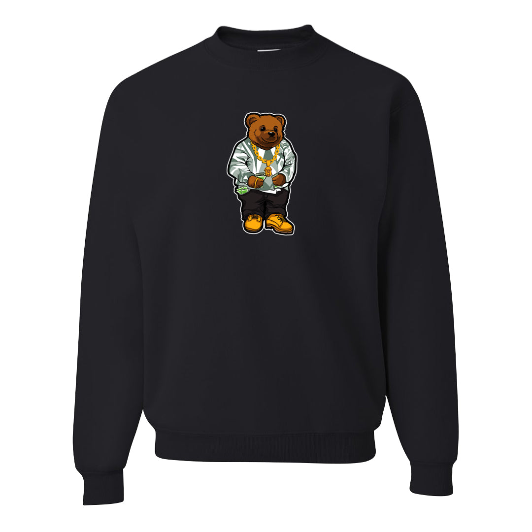 Barely Green White Low Dunks Crewneck Sweatshirt | Sweater Bear, Black