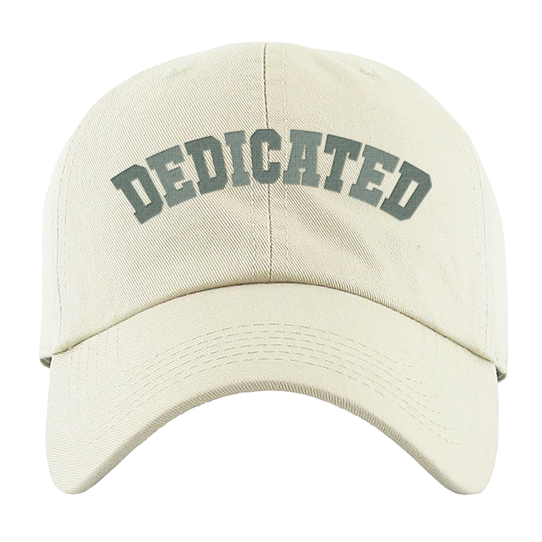 Barely Green White Low Dunks Dad Hat | Dedicated, White