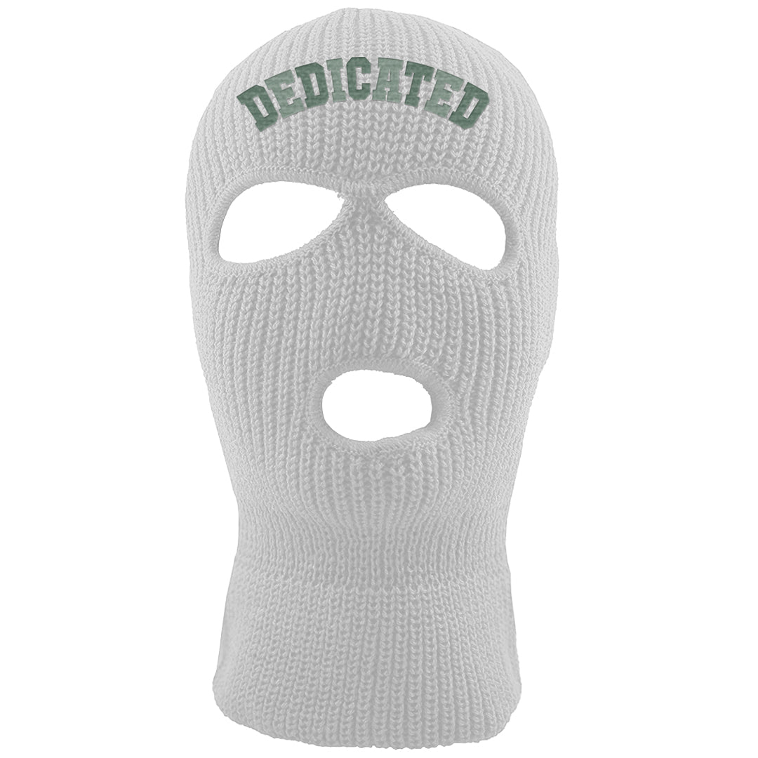 Barely Green White Low Dunks Ski Mask | Dedicated, White