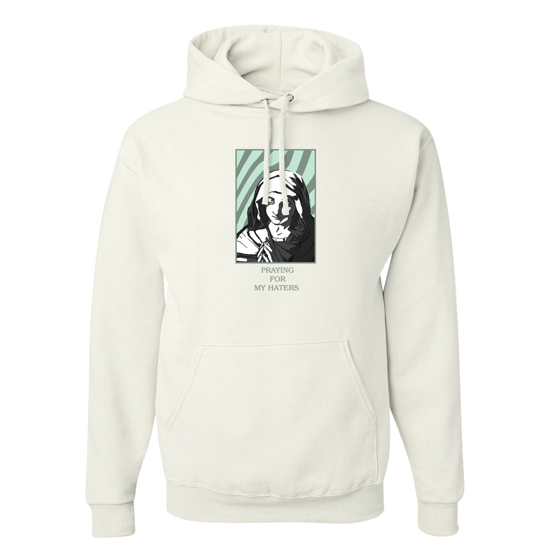 Barely Green White Low Dunks Hoodie | God Told Me, White