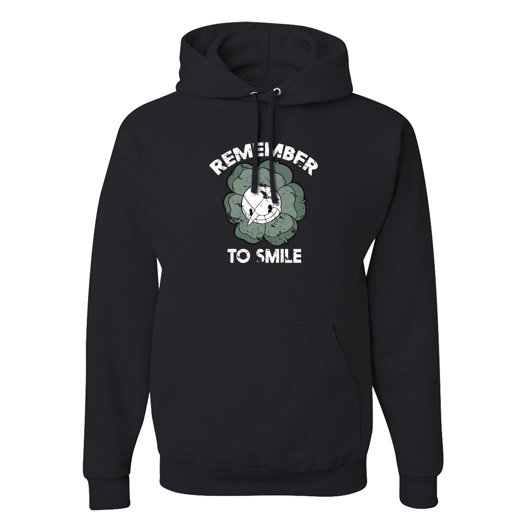 Barely Green White Low Dunks Hoodie | Remember To Smile, Black