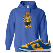 Blue Yellow White Low Dunks Hoodie | Sweater Bear, Royal