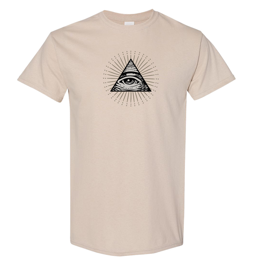 Coconut Milk Low Dunks T Shirt | All Seeing Eye, Sand