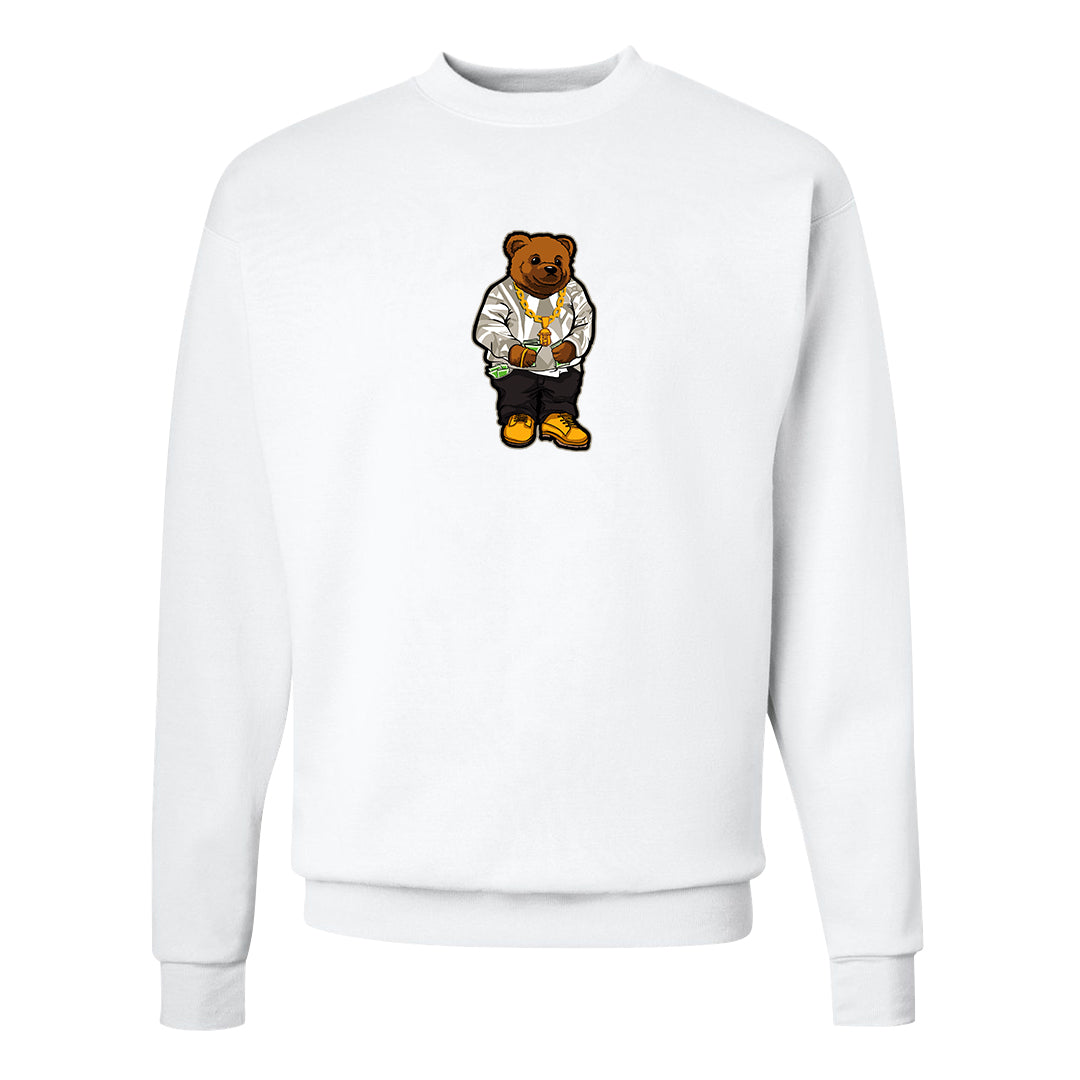 Coconut Milk Low Dunks Crewneck Sweatshirt | Sweater Bear, White