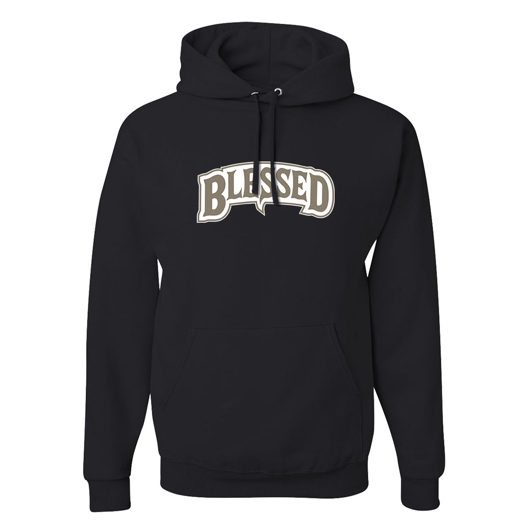 Coconut Milk Low Dunks Hoodie | Blessed Arch, Black