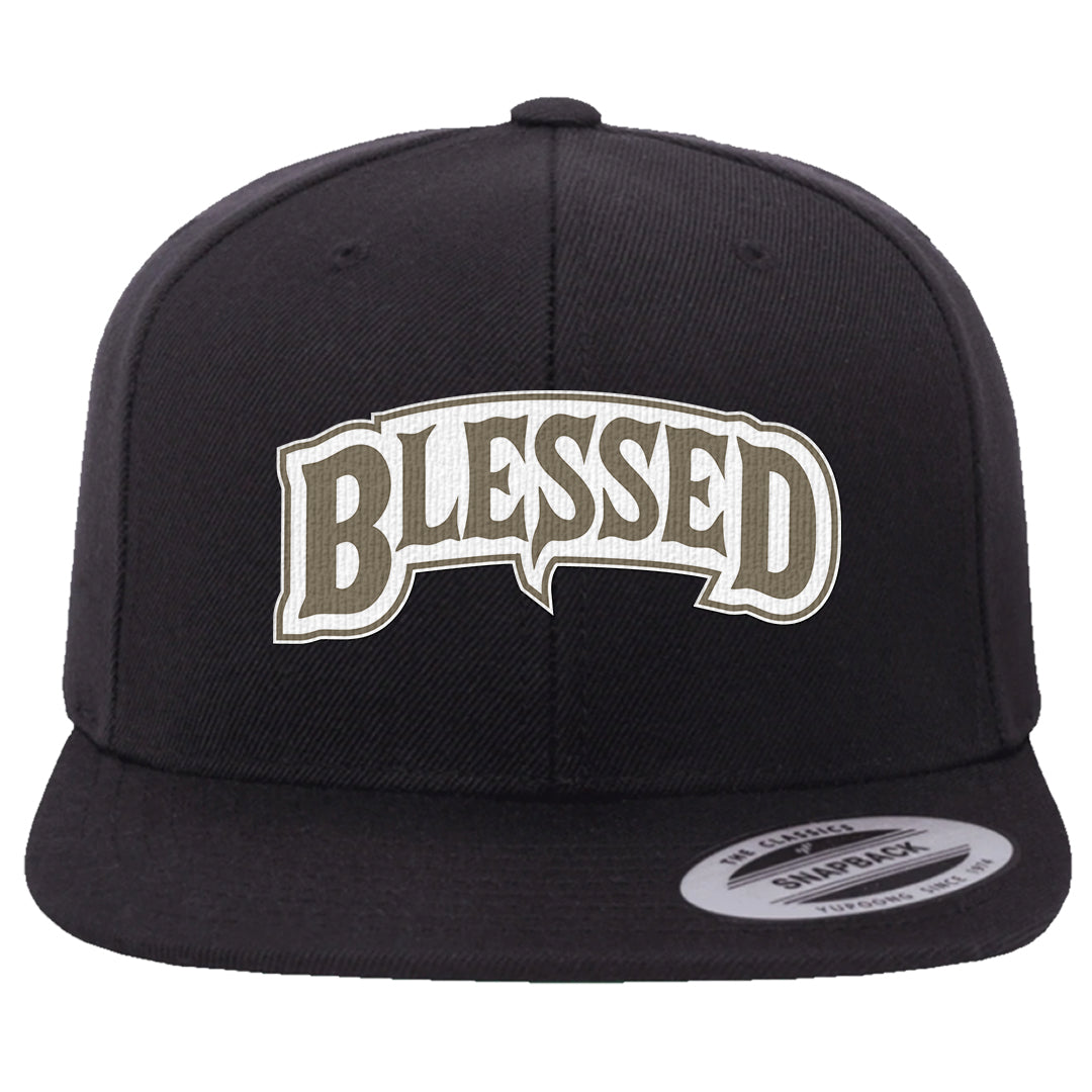 Coconut Milk Low Dunks Snapback Hat | Blessed Arch, Black