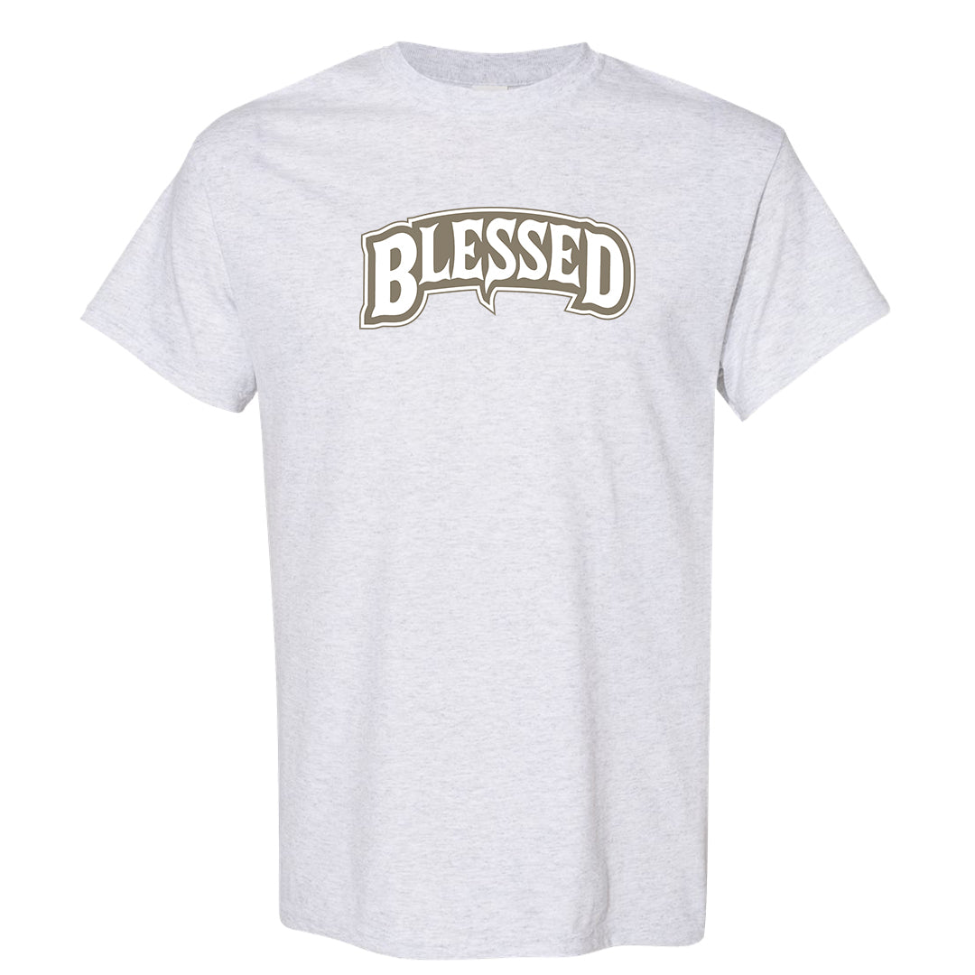 Coconut Milk Low Dunks T Shirt | Blessed Arch, Ash