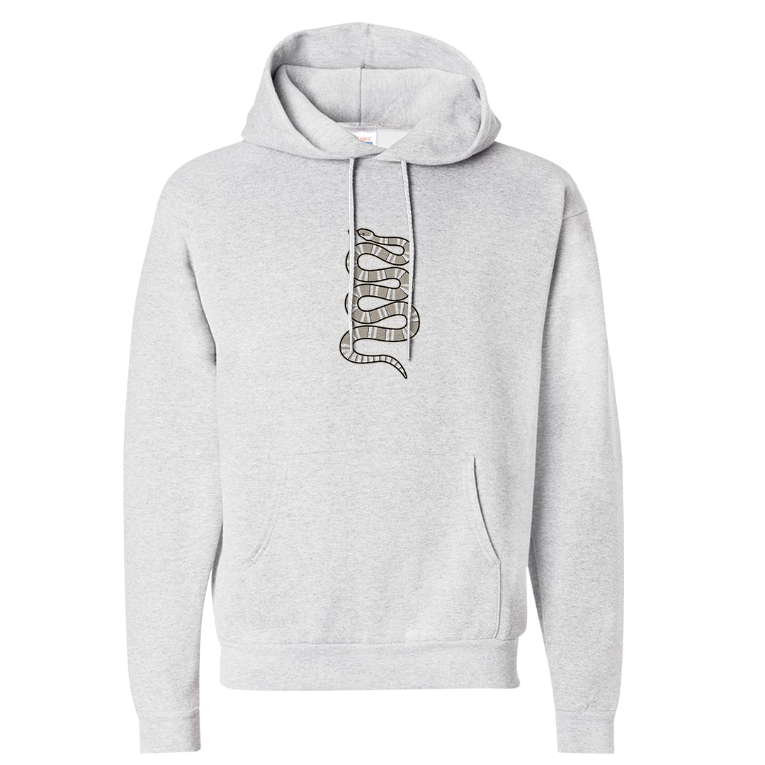Coconut Milk Low Dunks Hoodie | Coiled Snake, Ash