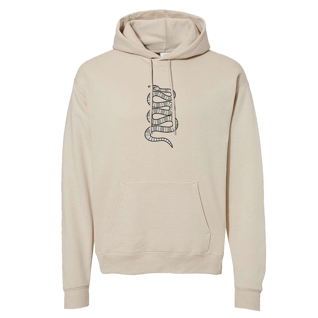 Coconut Milk Low Dunks Hoodie | Coiled Snake, Sand