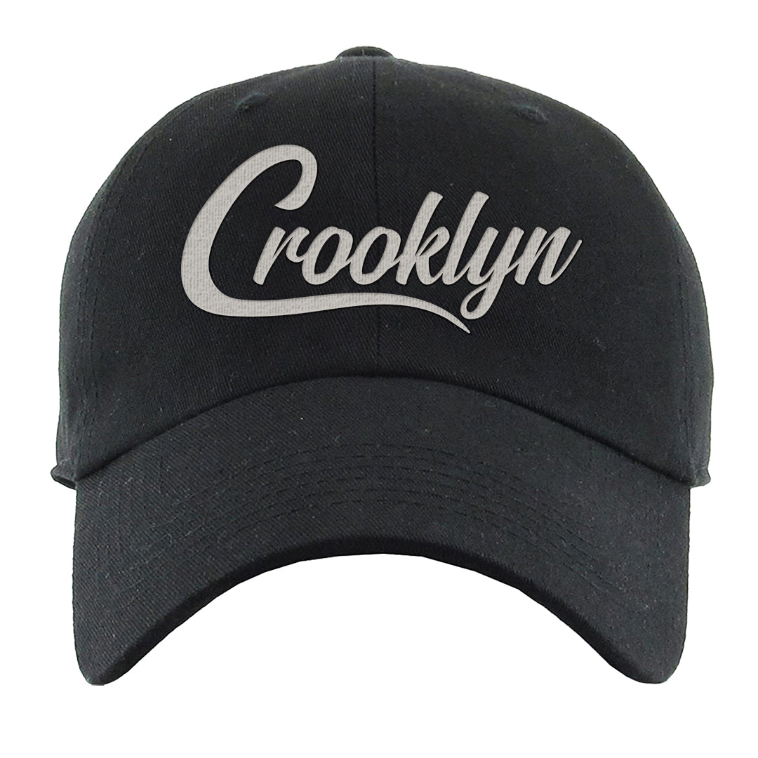 Coconut Milk Low Dunks Dad Hat | Crooklyn, Black