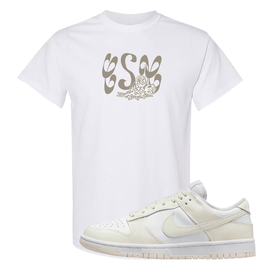 Coconut Milk Low Dunks T Shirt | Certified Sneakerhead, White