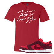 Cherry Low Dunks T Shirt | Talk To Me Nice, Red