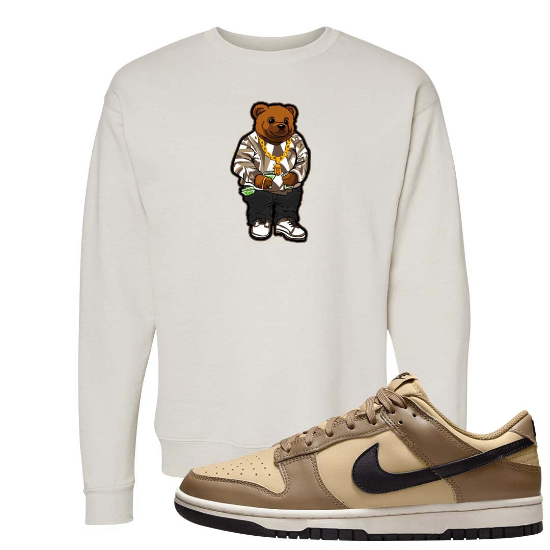 Dark Driftwood Low Dunks Crewneck Sweatshirt | Sweater Bear, Sand