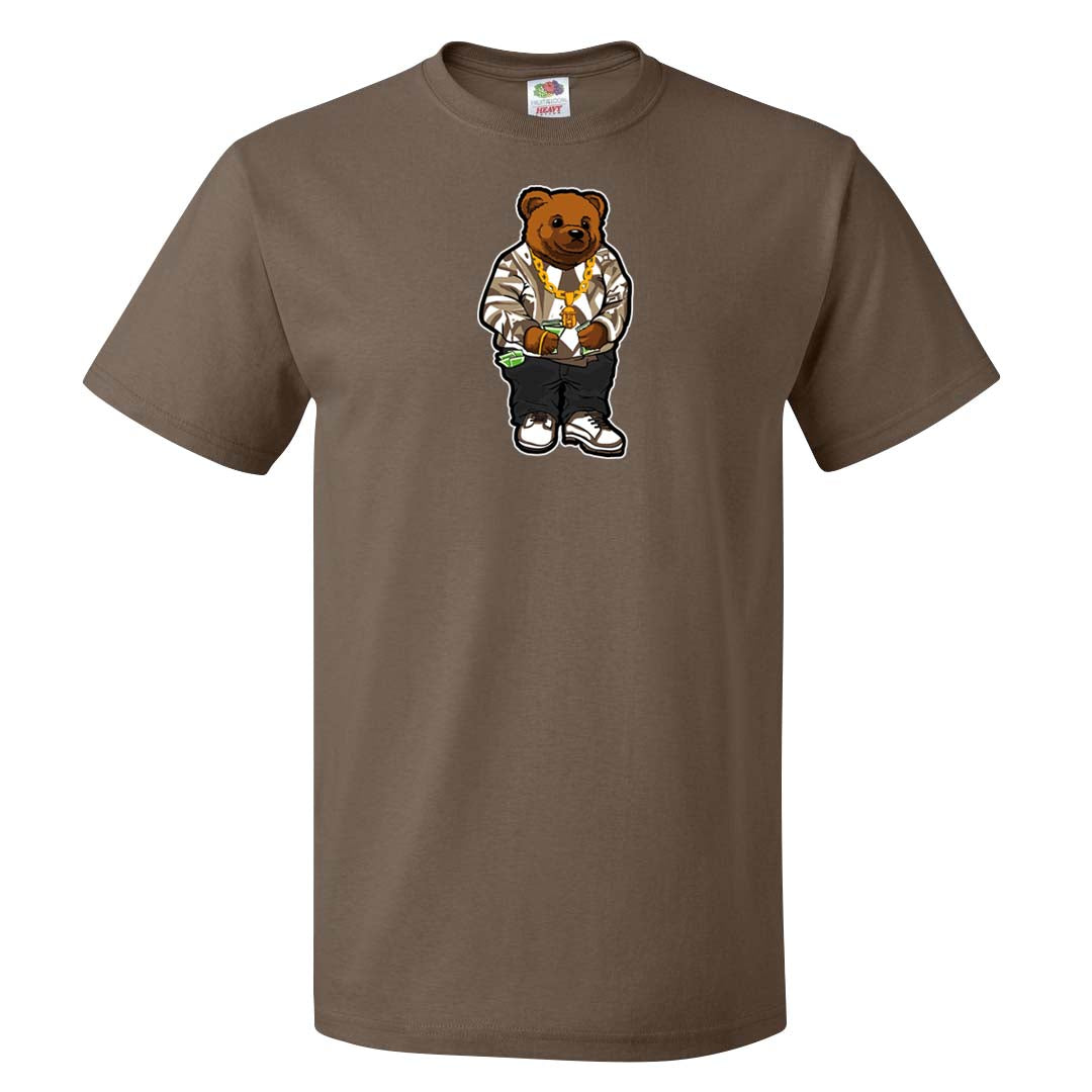 Dark Driftwood Low Dunks T Shirt | Sweater Bear, Chocolate