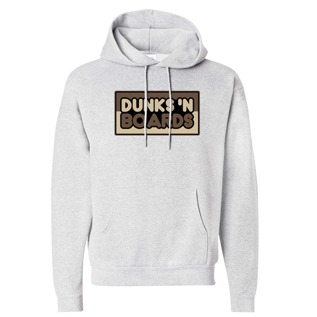 Dark Driftwood Low Dunks Hoodie | Dunks N Boards, Ash