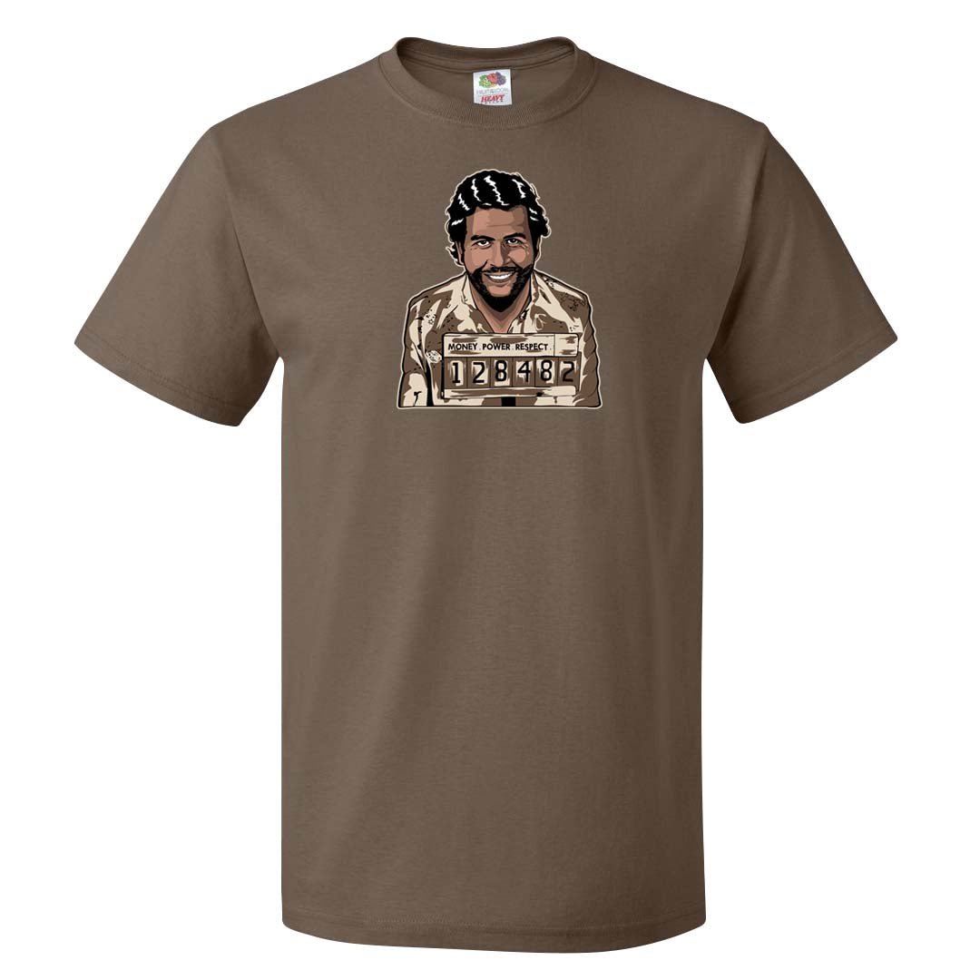 Dark Driftwood Low Dunks T Shirt | Escobar Illustration, Chocolate
